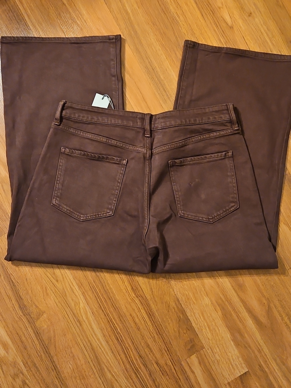 NWT JUST USA Raina Patch Pocket Slim Wide Leg Jeans Size 32/14 - Picture 4 of 9